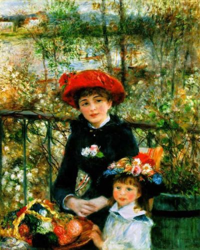 art oil painting reproduction of  Renoir On The Terrace museum quality handmade