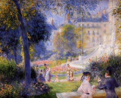 art oil painting reproduction of  Renoir Place De La Trinite museum quality handmade