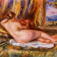 Renoir Reclining Nude Hand Painted Reproduction