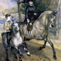 Renoir Riding In The Bois De Boulogne