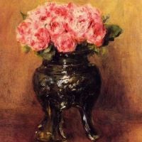 Renoir Roses In A China Vase