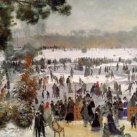 Renoir Skaters In The Bois De Boulogne