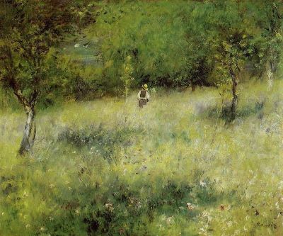 art oil painting reproduction of  Renoir Spring At Catou museum quality handmade