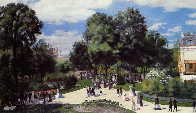 Renoir The Champs Elysees During The Paris Fair Of 1867 museum quality