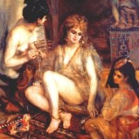 Renoir The Harem Parisian Women Dresses As Algerians