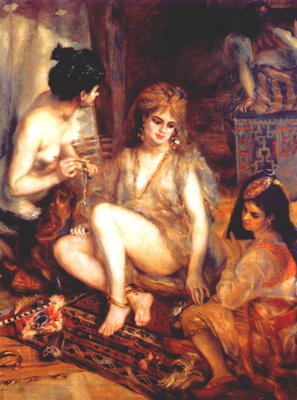 Renoir The Harem Parisian Women Dresses As Algerians museum quality