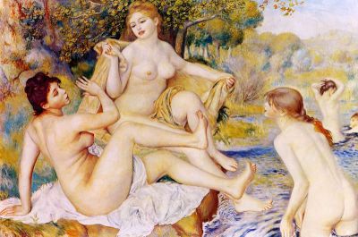 art oil painting reproduction of  Renoir The Large Bathers museum quality handmade