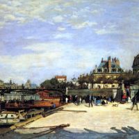 Renoir The Pont Des Arts And The Institut De France