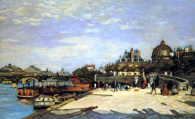 Renoir The Pont Des Arts And The Institut De France museum quality