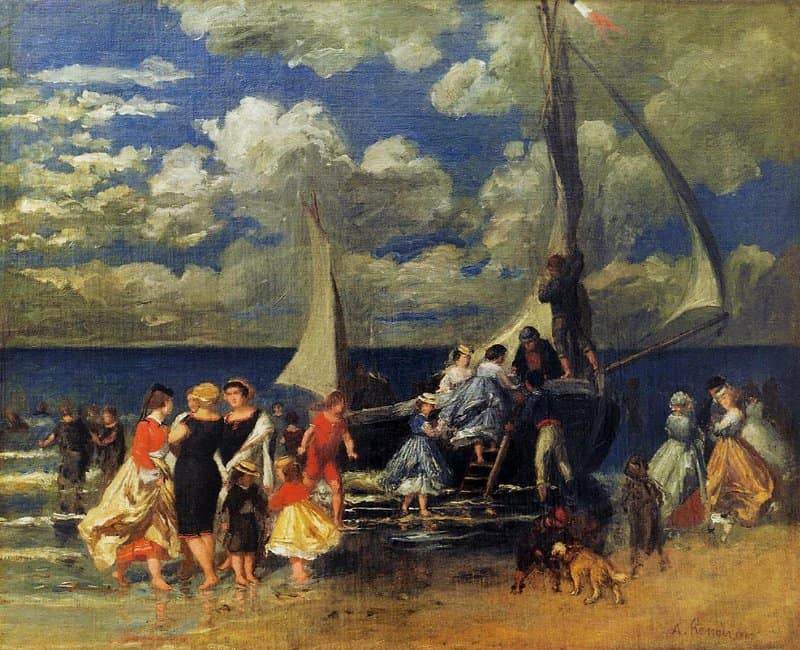 Renoir The Return Of The Boating Party museum quality