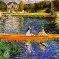 Renoir The Seine At Asnieres The Skiff