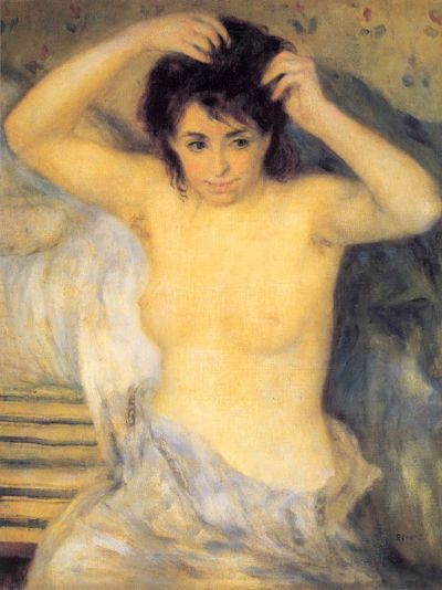 art oil painting reproduction of  Renoir Torso Before The Bath museum quality handmade