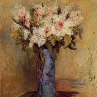 Renoir Vase Of Lilacs And Roses