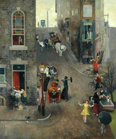art oil painting reproduction of  Richard Ernst Eurich Gay Lane 1952 museum quality handmade