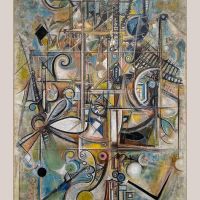 Richard Pousette-dart The Edge Hand Painted Reproduction