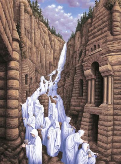 art oil painting reproduction of  Rob Gonsalves Carved In Stone museum quality handmade