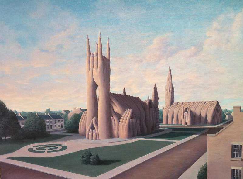 Rob Gonsalves This Is The Church And This Is The Steeple museum quality