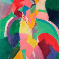 Robert Delaunay La Parisienne 1913