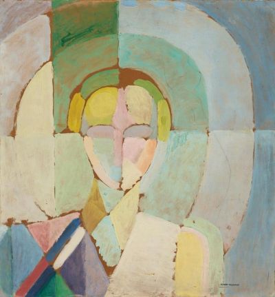 art oil painting reproduction of  Robert Delaunay Portrait De Madame Heim 1926 museum quality handmade