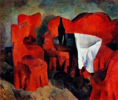 art oil painting reproduction of  Robert Falk Red Furniture 1920 museum quality handmade