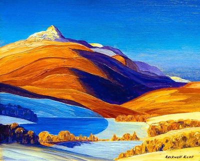 art oil painting reproduction of  Rockwell Kent Vermont Study - 1920 museum quality handmade