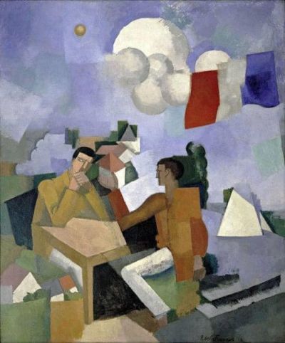 art oil painting reproduction of  Roger De La Fresnaye The Conquest Of The Air 1913 museum quality handmade