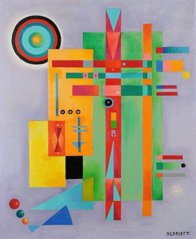 art oil painting reproduction of  Rolph Scarlett Untitled - 1940 museum quality handmade