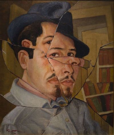 art oil painting reproduction of  Ron Blumberg The Broken Mirror 1936 museum quality handmade