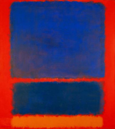 art oil painting reproduction of  Rothko Blue Orange Red museum quality handmade