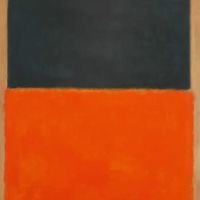Rothko Green And Tangerine On Red - 237x176 Cm