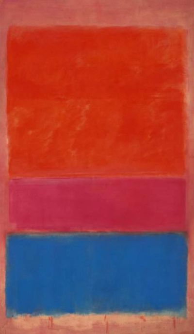 art oil painting reproduction of  Rothko No 1- Royal Red And Blue - 288 9 171 5 Cm museum quality handmade