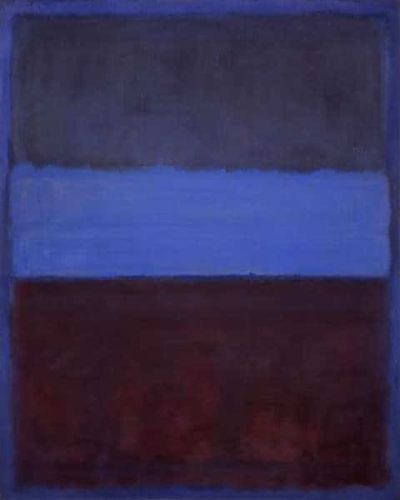 art oil painting reproduction of  Rothko No 61- Rust And Blue museum quality handmade