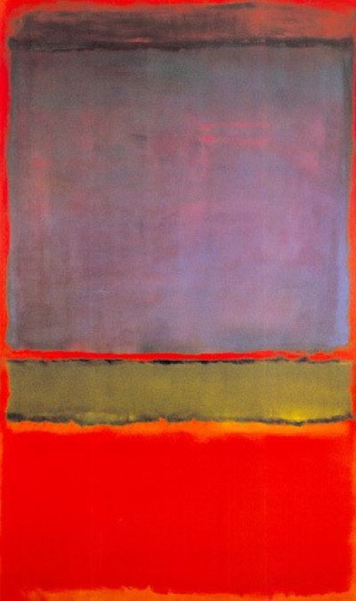 art oil painting reproduction of  Rothko No 6 - Violet Green And Red museum quality handmade