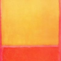 Rothko Ochre And Red On Red - 235x162 Cm
