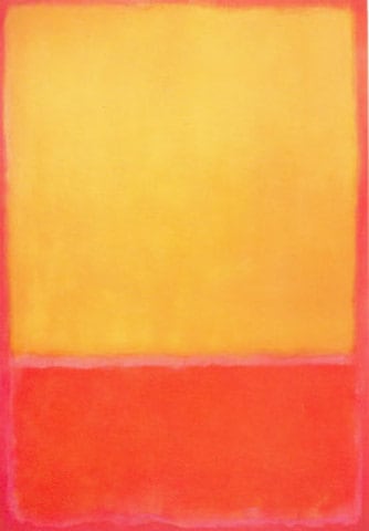 Rothko Ochre And Red On Red - 235x162 Cm museum quality