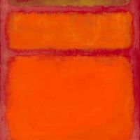 Rothko Orange Red Yellow