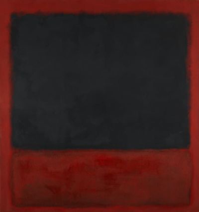 art oil painting reproduction of  Rothko Untitled - Black Red Over Black On Red museum quality handmade
