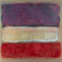 Rothko Untitled - Purple White And Red