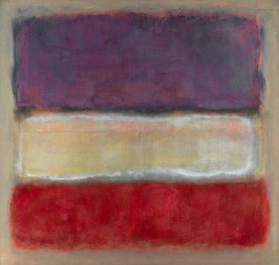 art oil painting reproduction of  Rothko Untitled - Purple White And Red museum quality handmade
