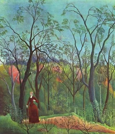 art oil painting reproduction of  Rousseau At The Edge Of The Forest museum quality handmade