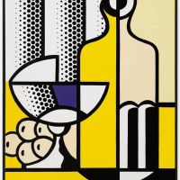 Roy Lichtenstein Purist Painting In Yellows - 1975