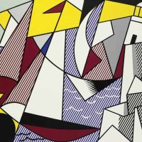 Roy Lichtenstein Sailboats 1973 Hand Painted Reproduction