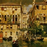 Ruben Santoro - Leaving A Residence On The Canal Grande