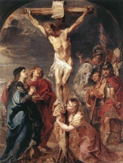 art oil painting reproduction of  Rubens Christ On The Cross 1627 museum quality handmade