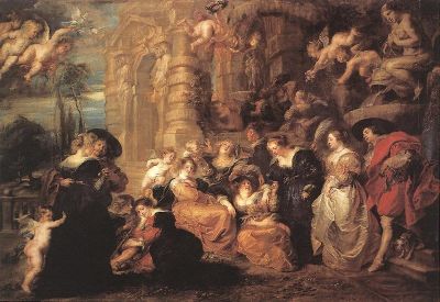 art oil painting reproduction of  Rubens Garden Of Love museum quality handmade