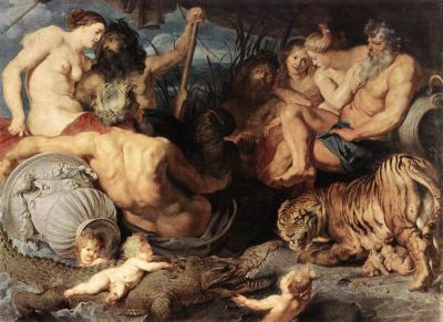 art oil painting reproduction of  Rubens The Four Continents museum quality handmade