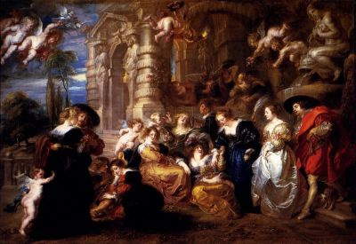 art oil painting reproduction of  Rubens The Garden Of Love museum quality handmade