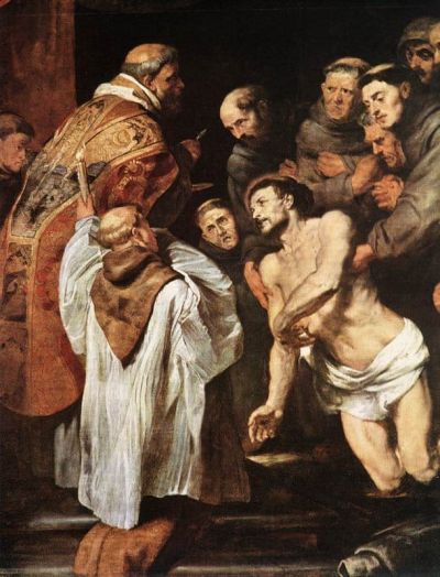 art oil painting reproduction of  Rubens The Last Communion Of St Francis museum quality handmade