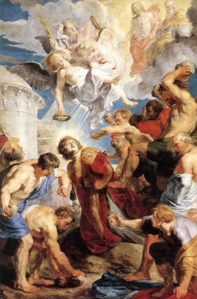art oil painting reproduction of  Rubens The Martyrdom Of St Stephen museum quality handmade