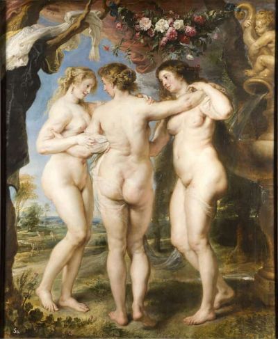 art oil painting reproduction of  Rubens The Three Graces museum quality handmade